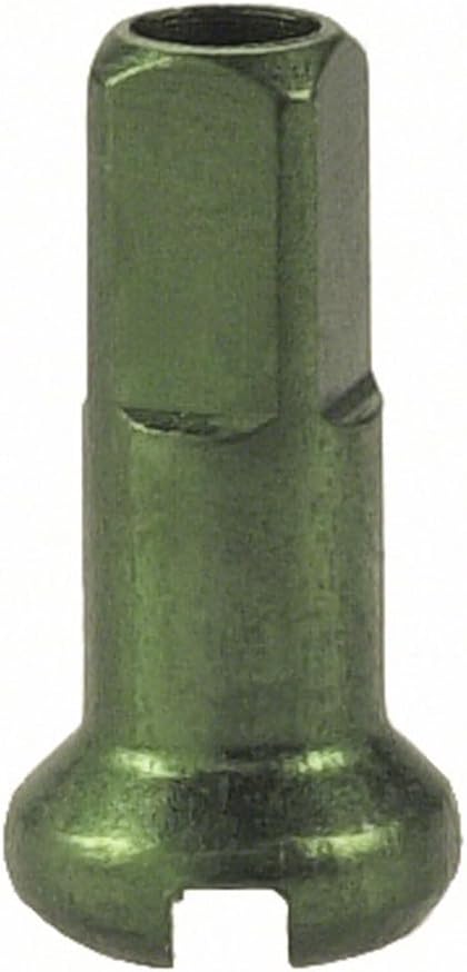 Replacement Compatible with DT Swiss Alloy Spoke Nipples 1.8x12mm - Green Color Pop for Building Bicycle Bike