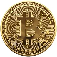Bitcoin Gold Collectible Coin | 1PC Cryptocollect Cryptocurrency Coin | Secured in Hard Shell Casing | Blockchain Based Gifts for Technology & Crypto Enthusiasts