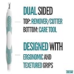Trim Cuticle Pusher and Remover - Dual-Ended Cuticle Trimmer Tool for Manicures and Pedicures – Ergonomic Design with Non-Slip Grip – Nail Care Essential - Image 2