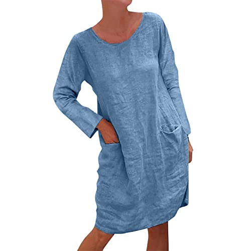Robe balançoire fluide longue à volants avec détails asymétriques chic