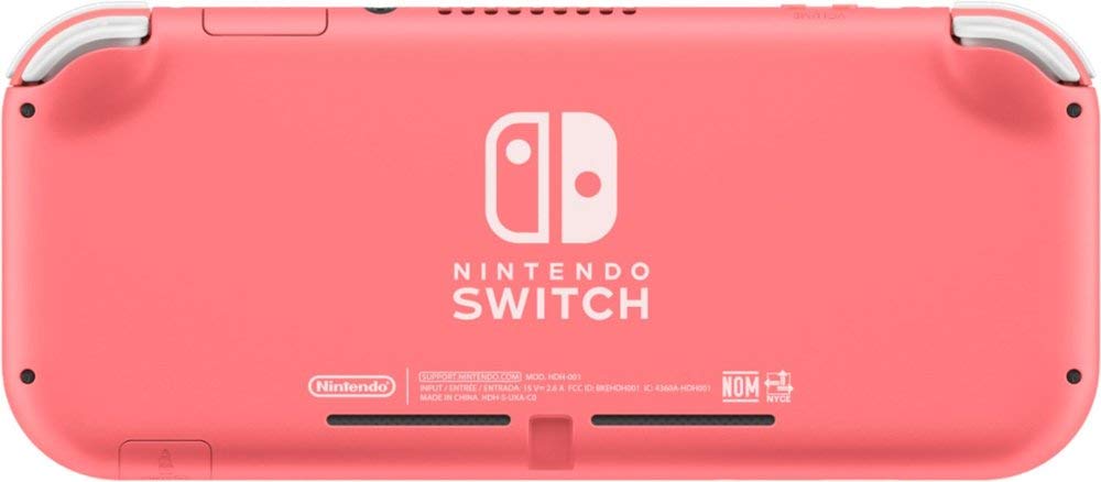 Switch Nintendo Lite Console - Coral - with SPSE 128GB Micro SD