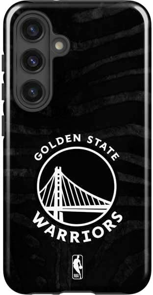 Skinit Impact Phone Case Compatible with Galaxy S25 - Officially Licensed NBA Golden State Warriors Canvas Design