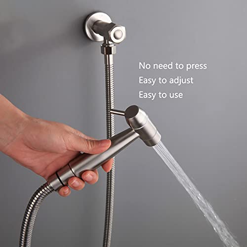 Pulvérisateur de bidet à main FFOCCO en laiton brossé pour WC
