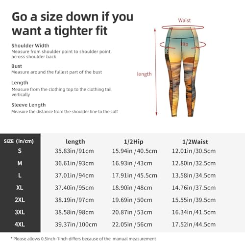 Leggings con bolsillos de mujer Ocean Beach Sands 5