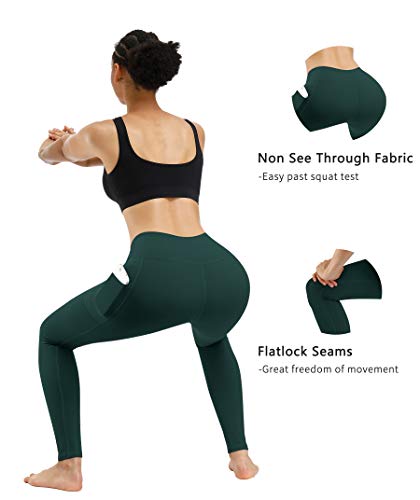 Image of Fengbay High Waist Yoga Pants, Pocket Yoga Pants Tummy Control Workout Running 4 Way Stretch Yoga Leggings