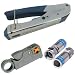 Produktbild Cabelcon CX3 Kompressionszange + Coax Profi Abisolierer F-56-CX3 7.0 QM Quickmount Kompressionsstecker 50x Stück