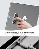 Magnetyczna ładowarka bezprzewodowa do serii iPad Pro, 18W szybkie ładowanie Smart Connector Stop bezprzewodowa podkładka ładowania z kablem USB-C