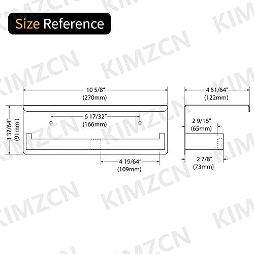 Miniatura 6 de Soporte para papel higiénico, soporte de doble rollo de papel higiénico con estante, montado en la pared, acero inoxidable pulido