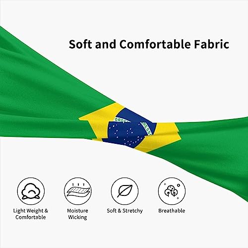 Image of Cute Flag Headbands Women Men Flag Sweatband Sports Headband for Running, Cycling, Yoga Gym, Working Out