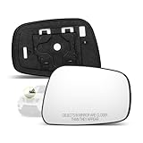 56523 Passenger Side Door Mirror Glass with Backing Plate for (Non-heated) for 2005-2017 Nissan Frontier Pathfinder Xterra, Replaces 96365EA00A