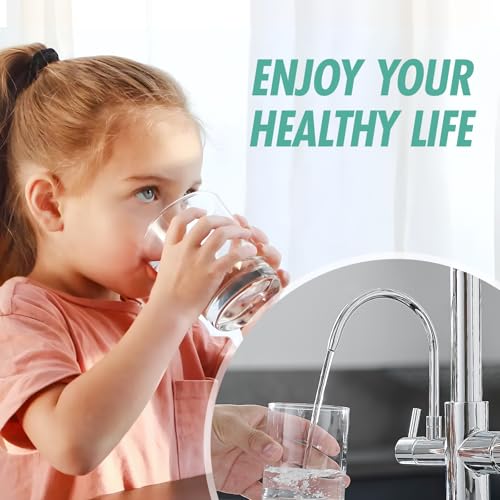 Image of Fapully 3 in 1 Kitchen Faucet with and Pull Down Sprayer, Chrome | Water Filler Faucet, Commercial Kitchen Sink Faucet with Drinking Water Faucet for 1 or 3 Holes Sink