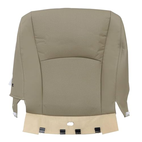 Vigoraze Front Driver Bottom Replacement Perforated Leather Seat Cover Tan Compatible with Toyota Highlander 2004 2005 2006 2007 2008 2009 2010 2011 2012 2013 by Vigoraze - Used condition - Image 6