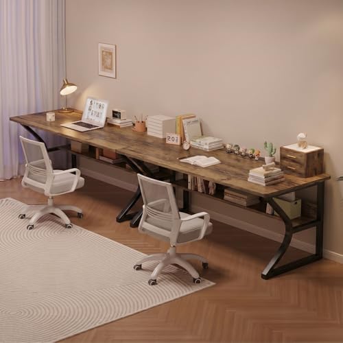 Image of TEKAVO Kynes Computer Table for Home Pc | Office Table for Home with Lower Shelf, Laptop Table, Work Table, Study Table, Modern Workstation | Forest Wood, Metal, (120 Cm x 60 Cm x 75 Cm) - DIY