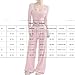 Womens Striped 2 Piece Sets Square Neck Top Wide Drawstring Leg Pants,Fashion Casual Lounge Set (Light Gray,XL)