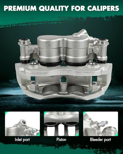 Image of SCITOO 18B5063 18B5062 Front Left & Right Disc Brake Calipers Assembly w /Bracket for Dodge for Sprinter 2500,for Freightliner for Sprinter 2500,for Mercedes-Benz for Sprinter /for Sprinter 2500