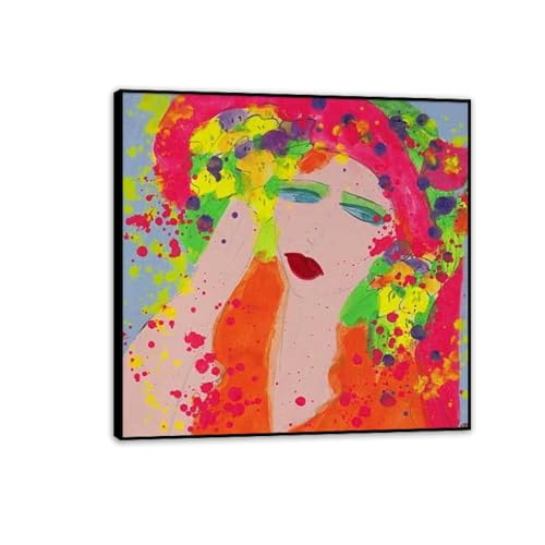Impressions sur toile Walasse Ting tableau haut de gamme encadré