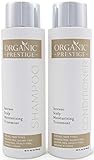 Luxury Shampoo and Conditioner SET (16 oz) - Natural, Organic Dandruff, Moisturizing, Volume, Psoriasis, Hair Loss, Detangler, Split Ends, Itchy Scalp, Sulfate Free, Paraben Free by Organic Prestige