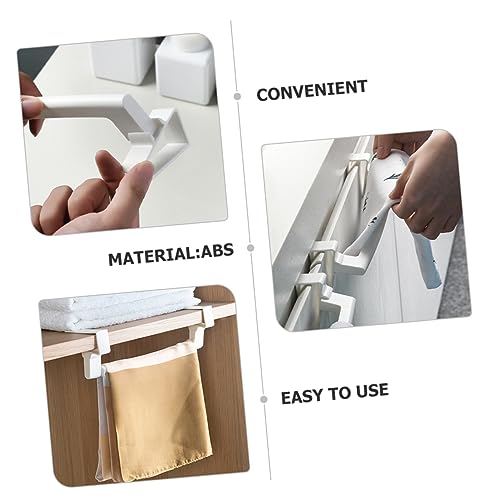 Yardenfun 147I120CYX124H811G2 2Pcs Over Door Rack Over The Cabinet Rack Towel Holder Towel Hanger Over Cabinet Rack No Drill Towel Bar Cabinet Rack thumb #1