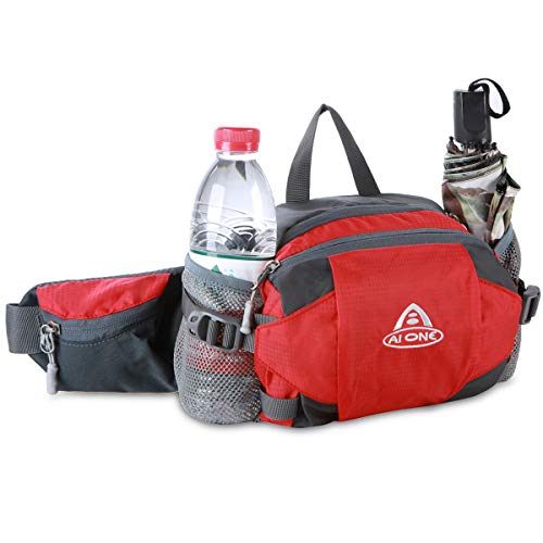 Gürteltasche 3 Liter Hüfttaschen mit Wasserflaschenhalter für Männer Frauen Walking Laufen für Reisen Wandern Radfahren Outdoor Sport Hundespaziergang Cover
