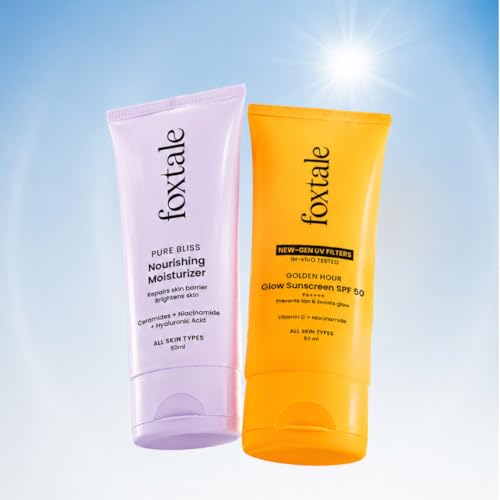 Foxtale Hydrate & Protect Duo | Nourishing Ceramide Moisturizer +...