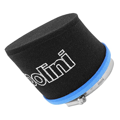 Filtre a air Polini Blue Air Box eviter l encrassement moteur Vespa PX 125 fixation droite 55mm