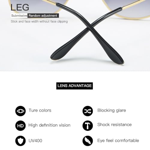 Lunettes de soleil de luxe à la mode noir MUTYNE pour homme