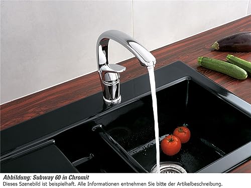 Keramikspüle Villeroy & Boch Subway 60 in Graphit – Modell 6712 02 i4