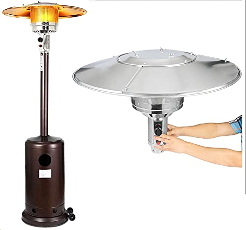 Ponshan-Outdoor-Patio-Heater-Reflector-Shield-Propane-Heat-Reflector-Shield-Top-for-Outdoor-HeatersOutdoor-Heater-Replacement-Dome-Part-for-Outdoor-Use-Energy-SavingWindshieldDustproof-32-Alumium