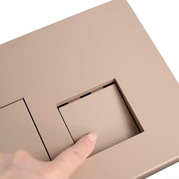 for Geberit Sigma01 Sigma20 Sigma21 Sigma30 Sigma50 UP300 Actuator Plate Dual-Flush Actuator Plate for Concealed Cisterns(Gold)(Silver)