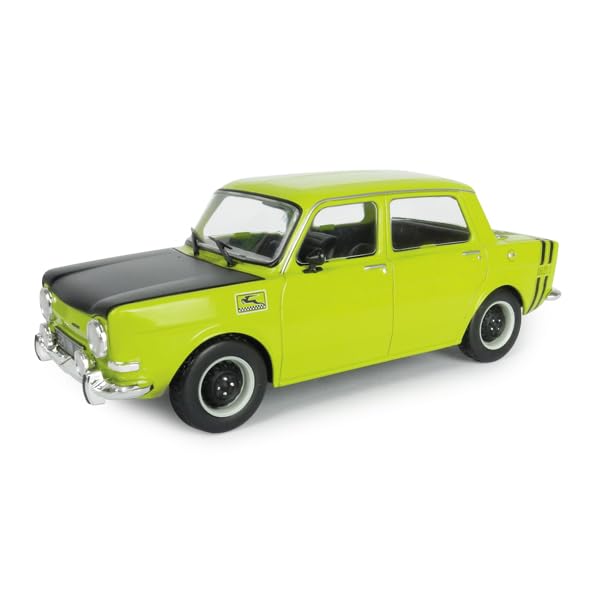 1/24 auto in metallo OPO 10 - Modello di Auto da Collezione in Scala 1/24 Compatibile con Simca 1000 Rallye 2 1974 - VC028