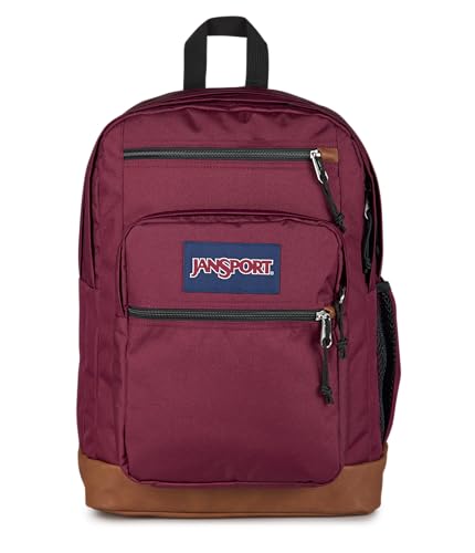 JanSport Cool Backpack with 15-inch Laptop Sleeve Large Computer Bag Rucksack with 2 Compartments Ergonomic Straps Cherry Lacquer