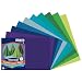 Tru-Ray Heavyweight Construction Paper, Cool Assorted, 12" x 18", 50 Sheets