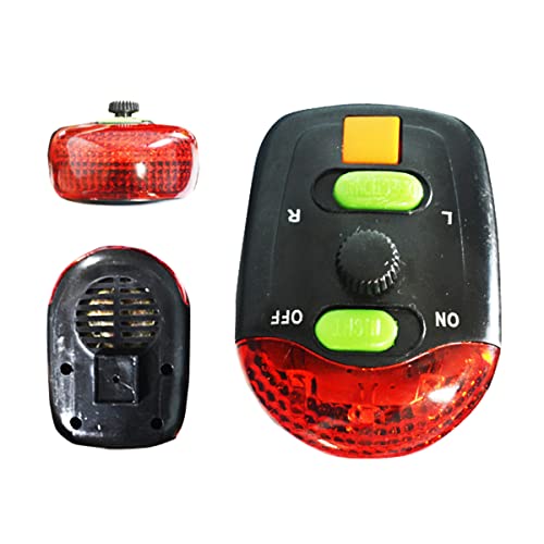 Kit Lanterna Farol De Bike C/Buzina Seta Luz De Freio Pisca