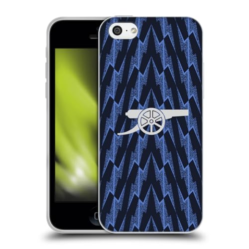 Head Case Designs Officially Licensed Arsenal FC Away 2025/26 Kit Gel Case [Military Grade Protection] Compatible With Apple iPhone 5c