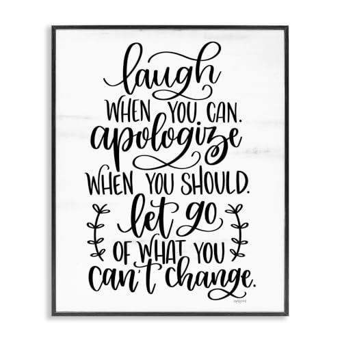 'Inspirational Life Quote Script Calligraphy'| Framed Giclee Art