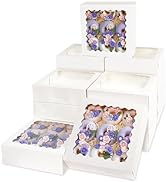 Aazon.co: Bakepacker 60pcs Light Blue Cookie Boxes 6x6x3 Inches Easy Asseble Acaroon Pastry