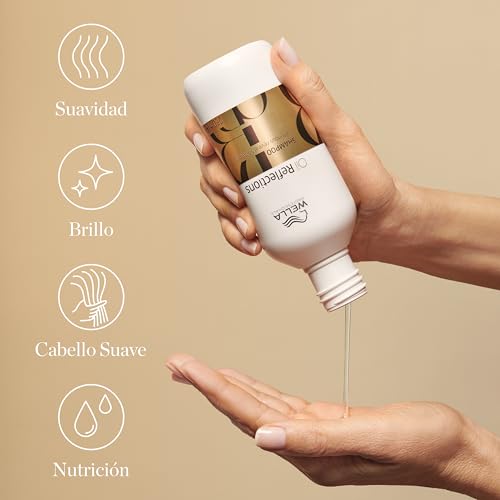 Miniatura 6 de Wella Professionals OIL REFLECTIONS Champú Realzador de Brillo y suavidad - Aceite de Camelia y Extracto de Té Blanco, 500ml