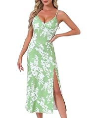 Green With White Floral