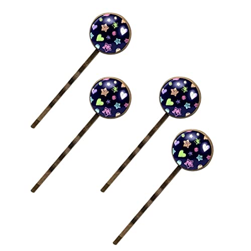 Barrettes à cheveux pour femme et accessoires de coiffure tendance à motifs cœurs romantiques