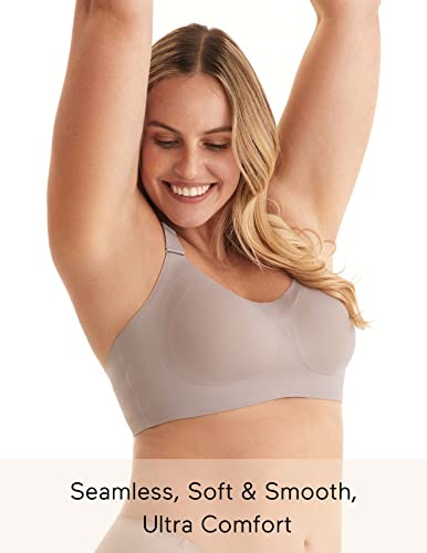 Momcozy Wireless Seamless Bra For Women Ultra Comfort Support Bra Adjustable Smoothing Invisible Bralette #TOP2