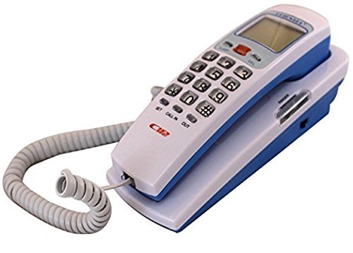 Praxon Landline Corded Telephone - Digital LCD Display Intercom Telephone - KX-T555 Caller ID Phone - Random Color