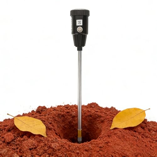 Testeur de sol pH et humidité précis à double cadran de lecture - 8