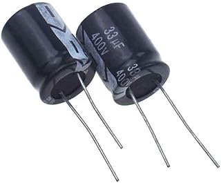5Pcs 400V33UF 16x22mm 33UF 400V Electrolytic capacitor
