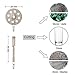 JUEMEL 60Pcs Cutting Wheel Set - Diamond, HSS, Resin Cutting Discs for Wood, Glass, Plastic, Stone, Metal