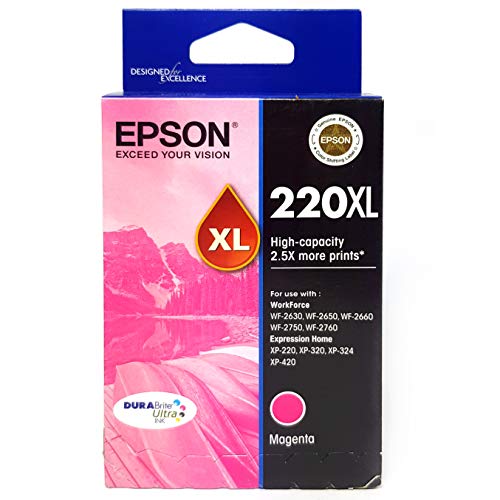 Cartouche encre magenta Epson 220XL C13T294392 DuraBrite jet d'encre pour impression haute capacité