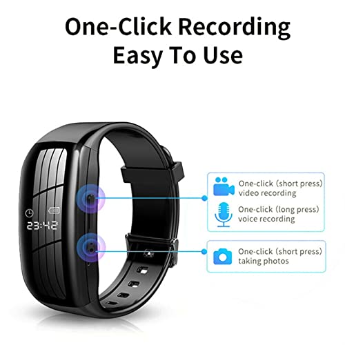 Óculos de Visão Noturna Minicâmera D5 Full HD 1080P Pequeno Relógio Gravador de Vídeo Sem Fio Visão