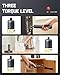Fanttik S1 Pro Electric Screwdriver, Power Screwdriver with16 S2 Steel Bits, 3 Torque Settings, Max 6 N.m, 2000mAh Battery, LED Light & 1/4''Hex, Ideal Tool for Furniture & Gaming PC