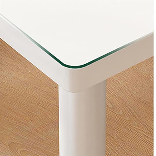 Zlctg White Desk Computer Desk Bedroom Dressing Table Student Study Desk Against The Wall Without Chair (Color : D, Size : 80Cm) #TOP2