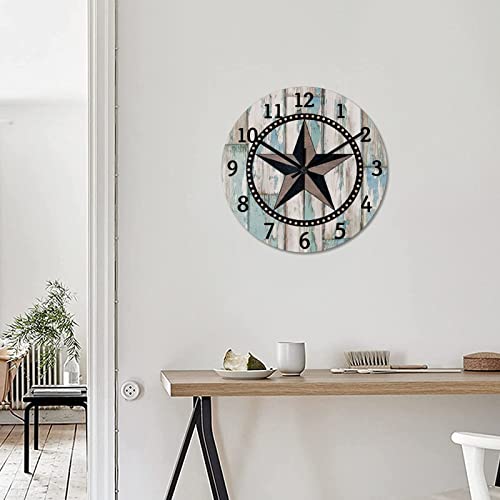 Reloj de Pared Redondo 15 pulgadas de Madera Estilo Antiguo miniatura 5