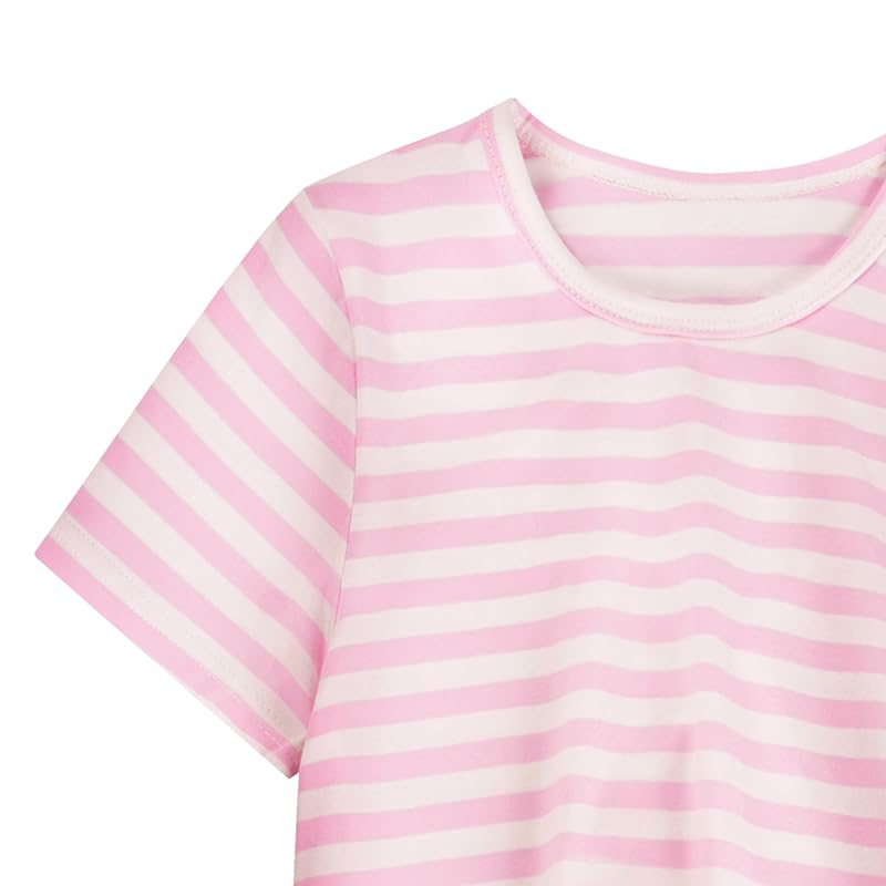 Image of Girls Cotton Dress 3T to Size 10 Princess Dresses Kids Playwear Soft Outfit Toddler Home wear